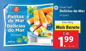 Lidl Ocean Sea Delícias do Mar Emb.450 g promoção