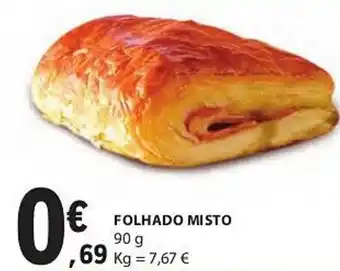 E.Leclerc FOLHADO MISTO 90g promoção