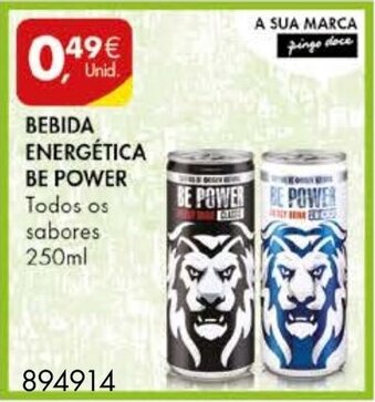 Bebida Energética Be Power 250ml