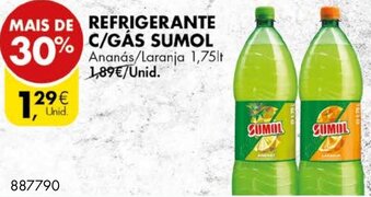 Pingo Doce Refrigerante C/Gás Sumol 1,75lt promoção