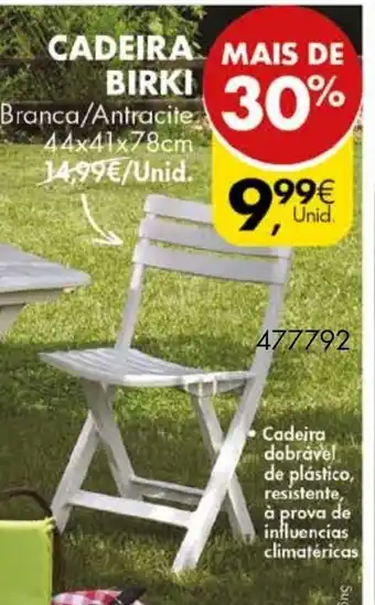 Pingo Doce Cadeira Birki 44x41x78cm promoção