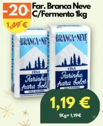 Far. Branca Neve C/Fermento 1kg