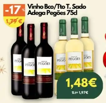 Vinho Bco/Tto T. Sado Adega Pegões 75d
