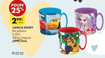 Pingo Doce Caneca Disney 0,35cl promoção