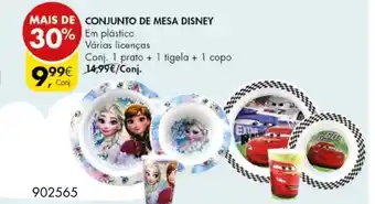 Pingo Doce Conjunto de Mesa Disney promoção