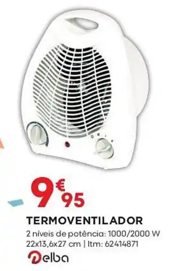Bricomarché TERMOVENTILADOR promoção