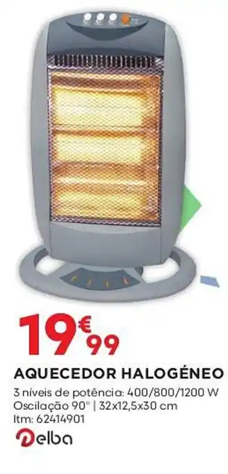 Bricomarché AQUECEDOR HALOGÉNEO promoção