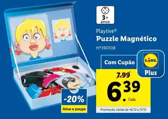 Lidl Playtive Puzzle Magnético promoção