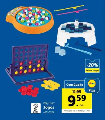 Lidl Playtive Jogos promoção