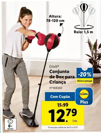 Lidl Crivit Conjunto de Box para Criança promoção