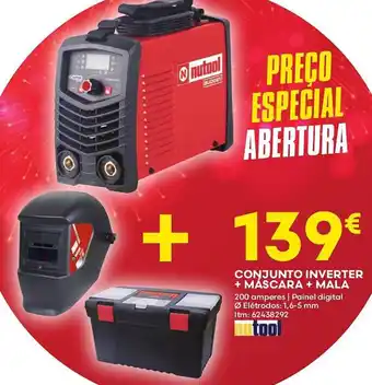 Bricomarché CONJUNTO INVERTER + MÁSCARA + MALA promoção