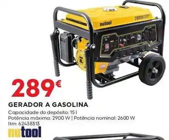 Bricomarché GERADOR A GASOLINA promoção