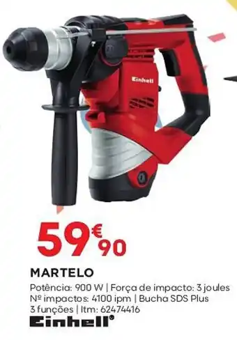 Bricomarché MARTELO Potência: 900 W | Força de impacto: 3 joules promoção
