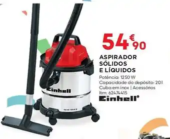 Bricomarché Einhell ASPIRADOR SÓLIDOS E LÍQUIDOS promoção