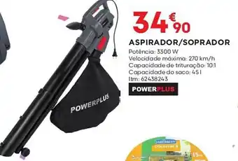 Bricomarché ASPIRADOR/SOPRADOR promoção