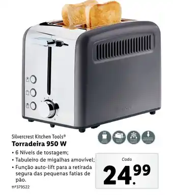 Lidl Silvercrest Kitchen Tools Torradeira 950 W promoção