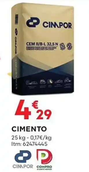 Bricomarché CIMENTO 25kg promoção