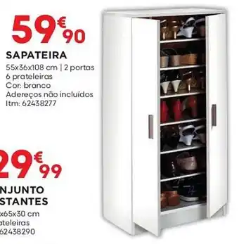 SAPATEIRA 55x36x108 cm | 2 portas