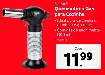 Lidl Ernesto Queimador a Gás para Cozinha promoção