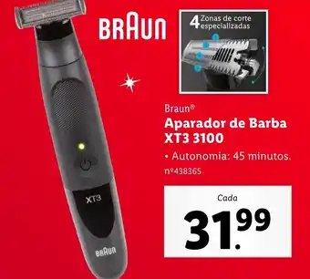 Braun Aparador de Barba XT3 3100
