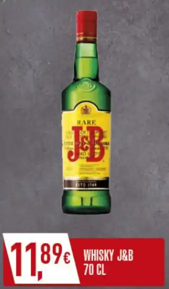 WHISKY J&B 70 CL