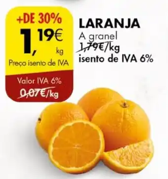 Pingo Doce LARANJA A granel kg promoção