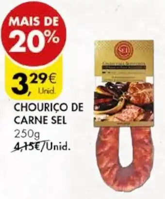 Pingo Doce CHOURIÇO DE CARNE SEL 250g promoção