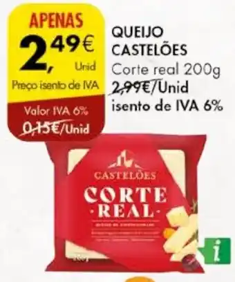 Pingo Doce QUEIJO CASTELOES corte real 200g promoção