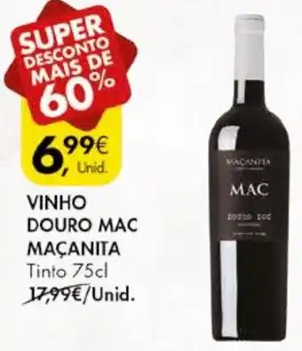 Pingo Doce VINHO DOURO MAC MAÇANITA Tinto 75cl promoção