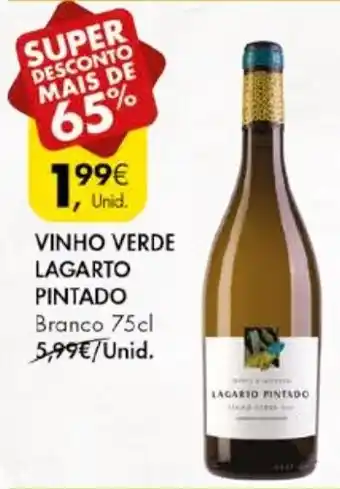 Pingo Doce VINHO VERDE LAGARTO PINTADO Branco 75cl promoção