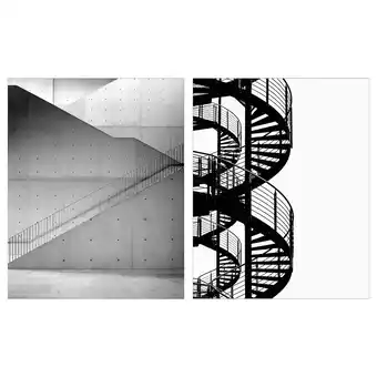 IKEA Bild póster, escadas, 40x50 cm promoção