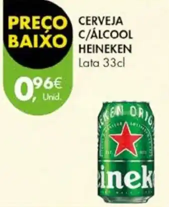 Pingo Doce CERVEJA C/ÁLCOOL HEINEKEN Lata 33cl promoção
