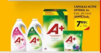Pingo Doce Cápsulas Active Optimal A+ 46 Unid promoção