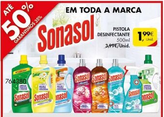 Pingo Doce Sonasol Pistola Desinfectante 500ml promoção