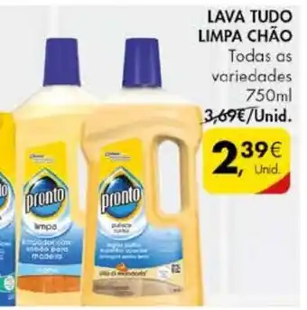 Pingo Doce Lava Tudo Limpa Chão 750ml promoção