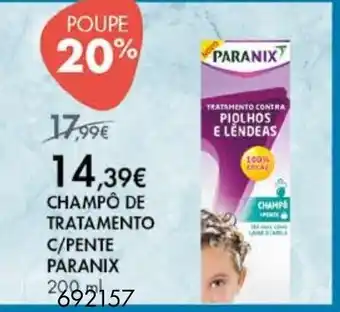 Pingo Doce Champô de Tratamento C/Pente Paranix promoção