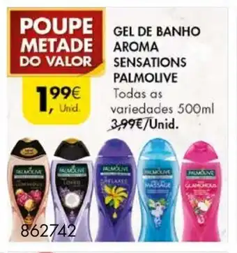 Pingo Doce Gel de Banho Aroma Sensations Palmolive 500ml promoção
