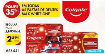 Pingo Doce Pastas de Dentes Max White One 75ml promoção