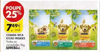 Pingo Doce Comida Seca P/Cão Friskies 3kg promoção