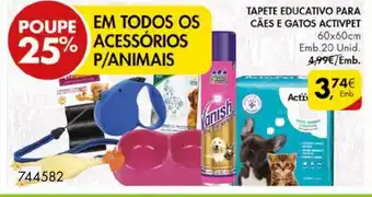 Pingo Doce Tapete Educativo para Cães e Gatos Avtivpet promoção