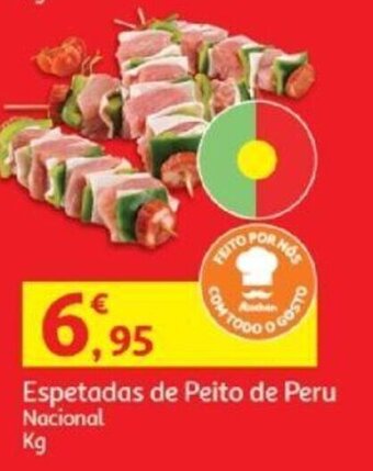 Espetadas de Peito de Peru