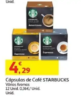Auchan Cápsulas de Café Starbucks promoção