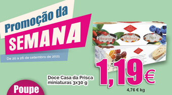 Froiz Doce Casa da Prisca Miniaturas 3x30g promoção