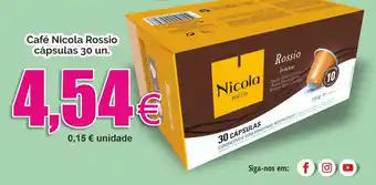 Froiz Café Nicola Rossio Cápsulas 30 un. promoção