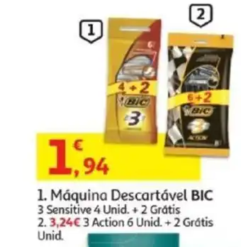 Auchan Manquina Descartável BIC promoção
