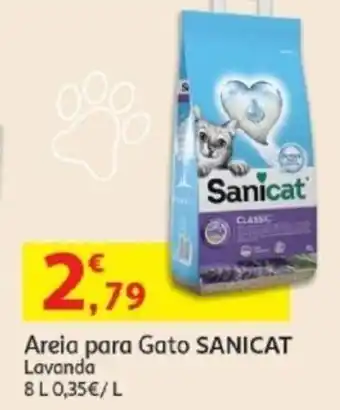 Auchan Areia para Gato Sanicat promoção