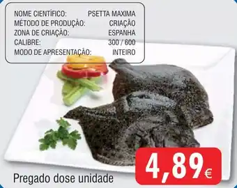 Pregado dose unidade