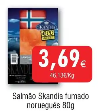 Froiz Salmão Skandia fumado norueguês 80g promoção