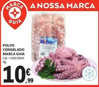 E.Leclerc POLVO CONGELADO MARCA GUIA Cal.: 1500/3000 Kg promoção