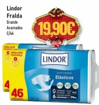 Belita Lindor Fralda Grande Acamados C/46 promoção